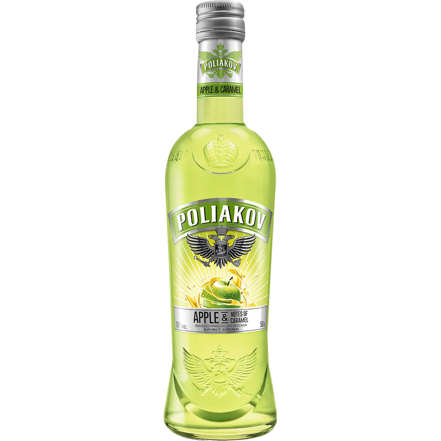 POLIAKOV Shooter vodka citron menthe 28% 50cl pas cher 