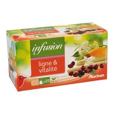 AUCHAN Auchan infusion citronelle orange sachet x25 -43,7g