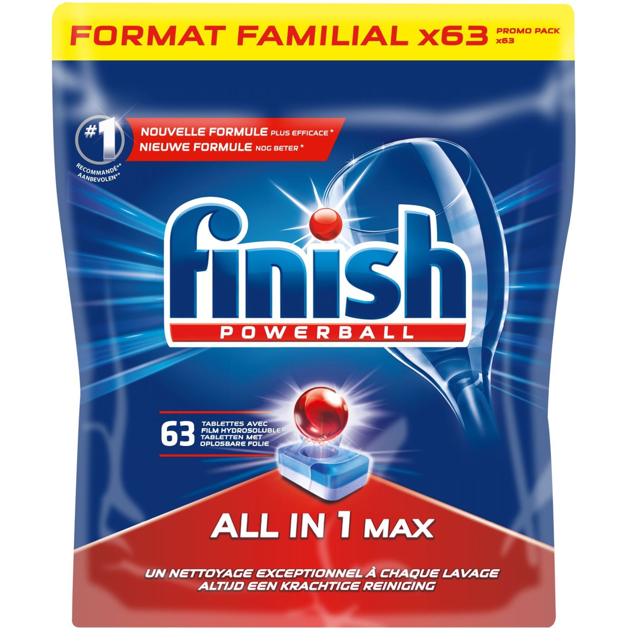 FINISH Powerball tablettes lave-vaisselle tout-en-1 max 30