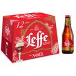 LEFFE Bière de Noël ambrée 6,6% bouteilles 12x25cl
