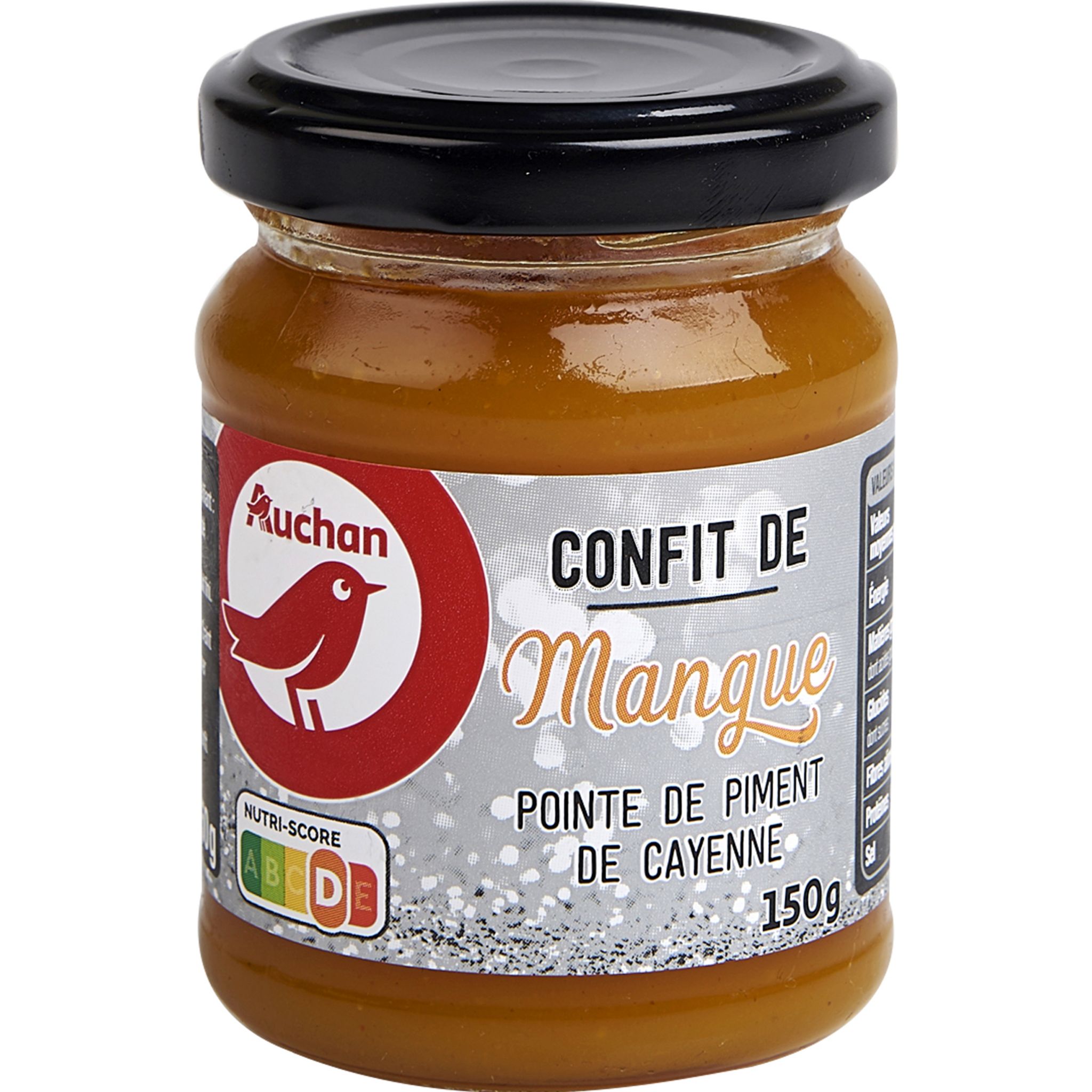 AUCHAN Mélange de fruits confits 150g pas cher 