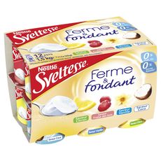 Sveltesse Ferme et Fondant fruits panachés 12x125g pas cher à prix Auchan