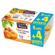 CHARLES & ALICE Spécialité pomme abricot sans sucres ajoutés 8 pots + 4 offerts 12x100g