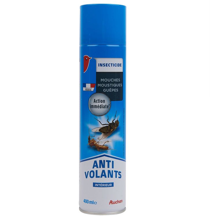 AUCHAN Insecticide anti-volants intérieur 400ml pas cher 