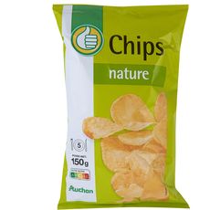 AUCHAN ESSENTIEL Chips nature 150g