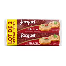 JACQUET Jacquet Toasts pour foie gras brioché 2x250g 2x36 tranches 2x250g