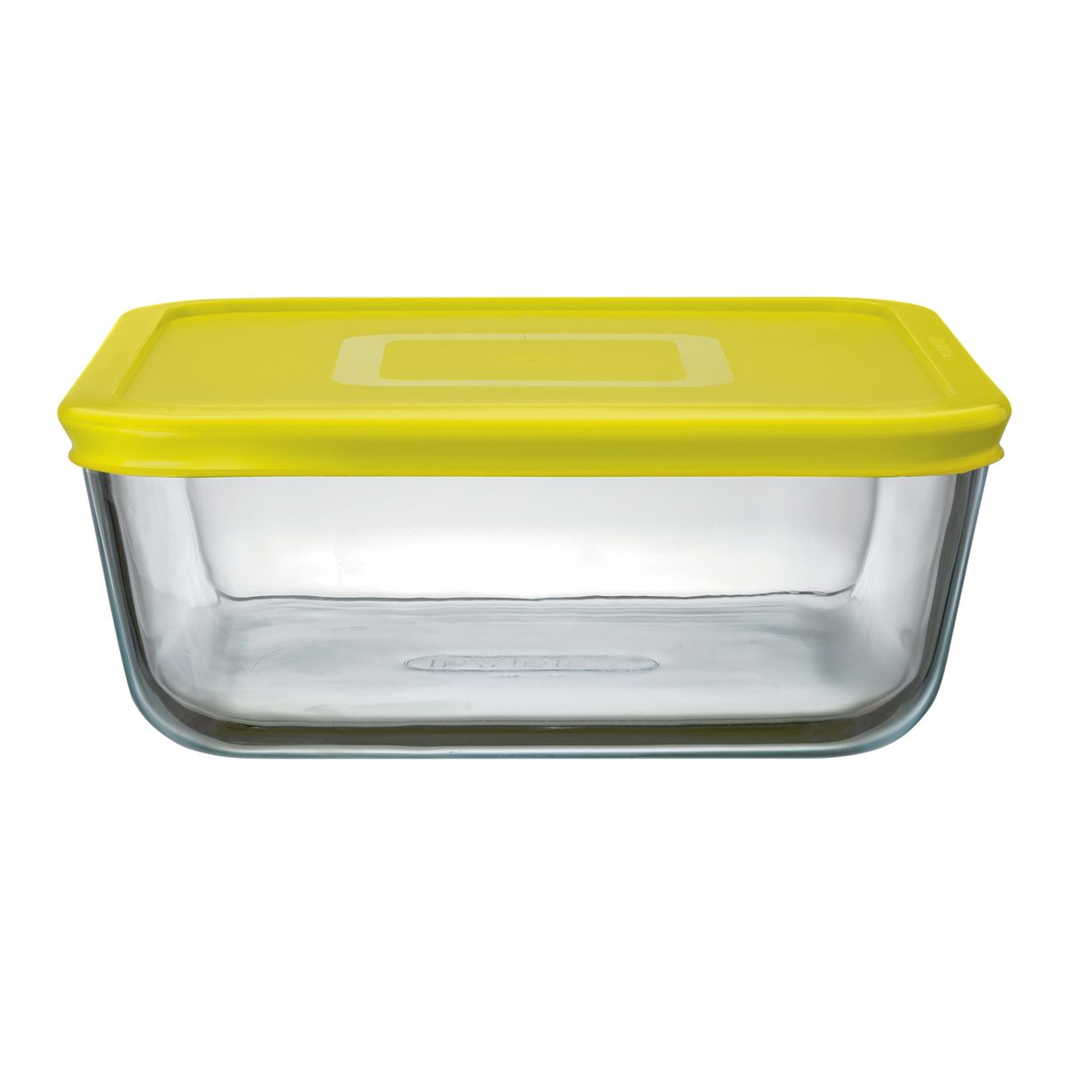 PYREX Pyrex Boîte carrée en verre 20x20cm jaune 0,8l 0,8l pas cher 