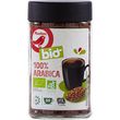 AUCHAN BIO Café soluble 100% arabica intensité 6 100g