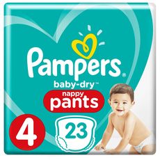 PAMPERS Pampers baby dry pants 9/15kg x23 taille 4