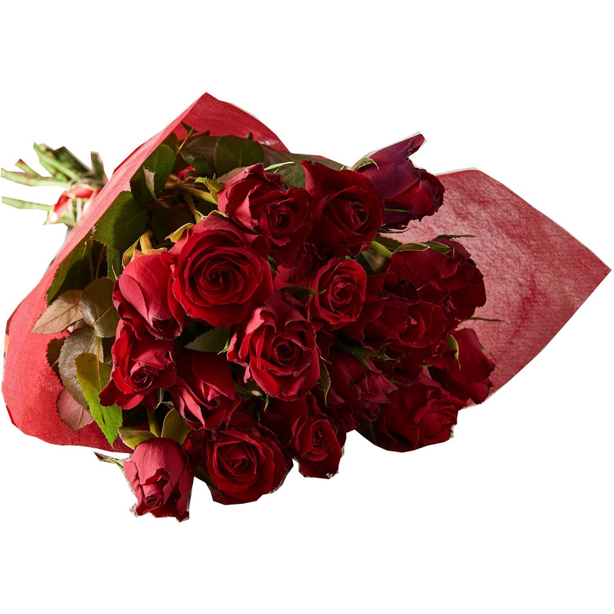 Combien Coute Une Rose Chez Un Fleuriste FLEURS Bouquet de 19 roses rouges 1 bouquet pas cher à prix Auchan