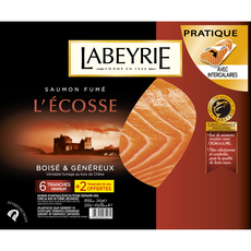 LABEYRIE L'Ecosse Saumon fumé  6 tranches +2 offertes 240g