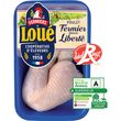 LOUE Cuisses de poulet fermier blanc élevé en liberté label rouge 2 pièces 480g
