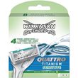 WILKINSON Quattro Titanium Sensitive recharges lames de rasoir 8 recharges