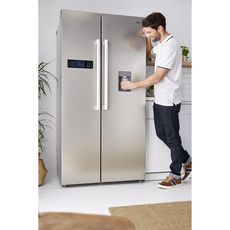 QILIVE Réfrigérateur américain Q.6517 134911, 535 L, Froid ventilé