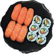 SUSHI GOURMET Sushi et california au saumon 12 pièces 335g
