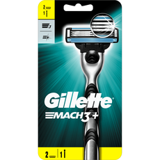 GILLETTE Mach3+ rasoir avec recharges 2 recharges 1 rasoir