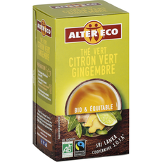 ALTER ECO Alter Eco thé vert citron vert gingembre 40g