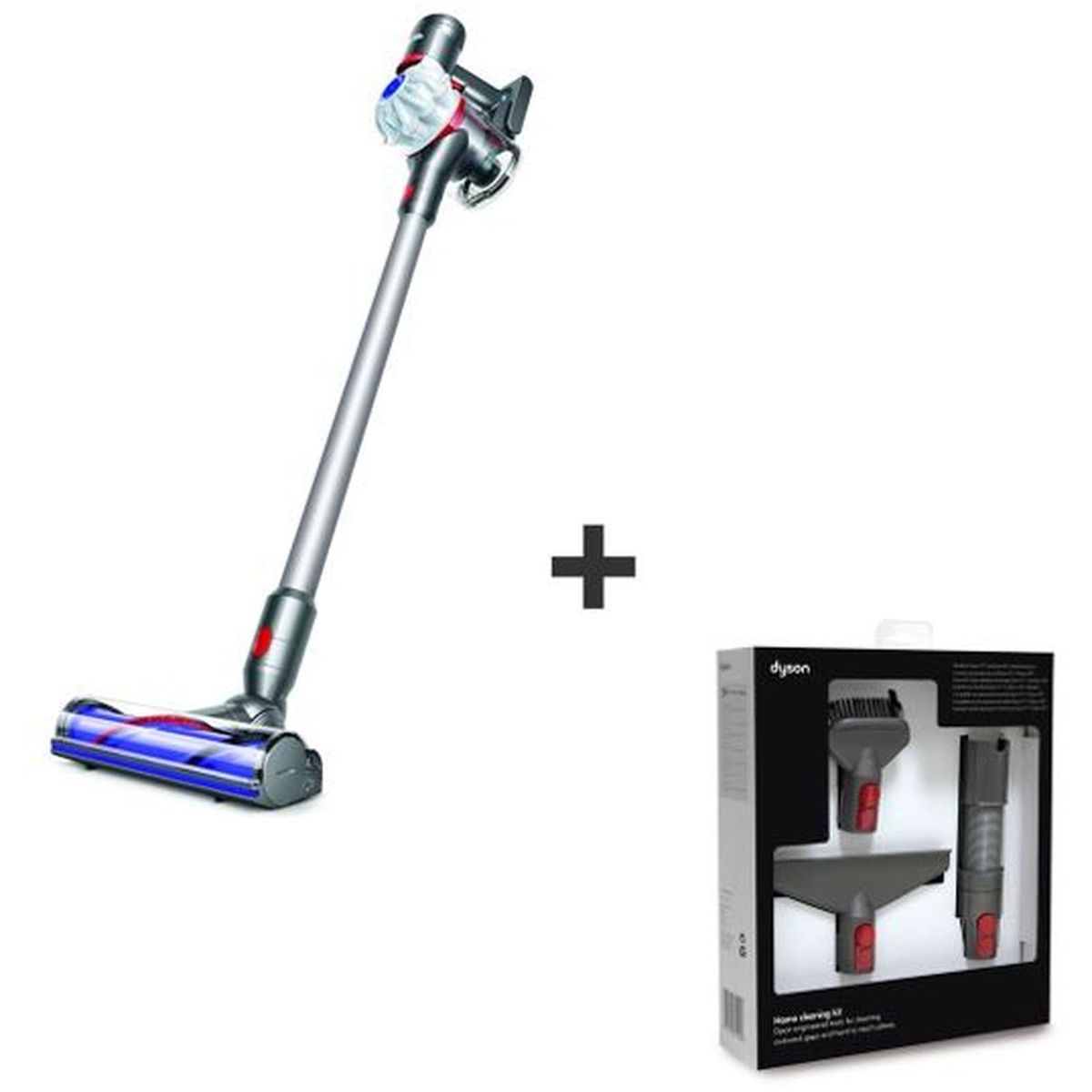 DYSON Aspirateur balai sans fil V7 Cordfree + Home cleaning kit pas cher 