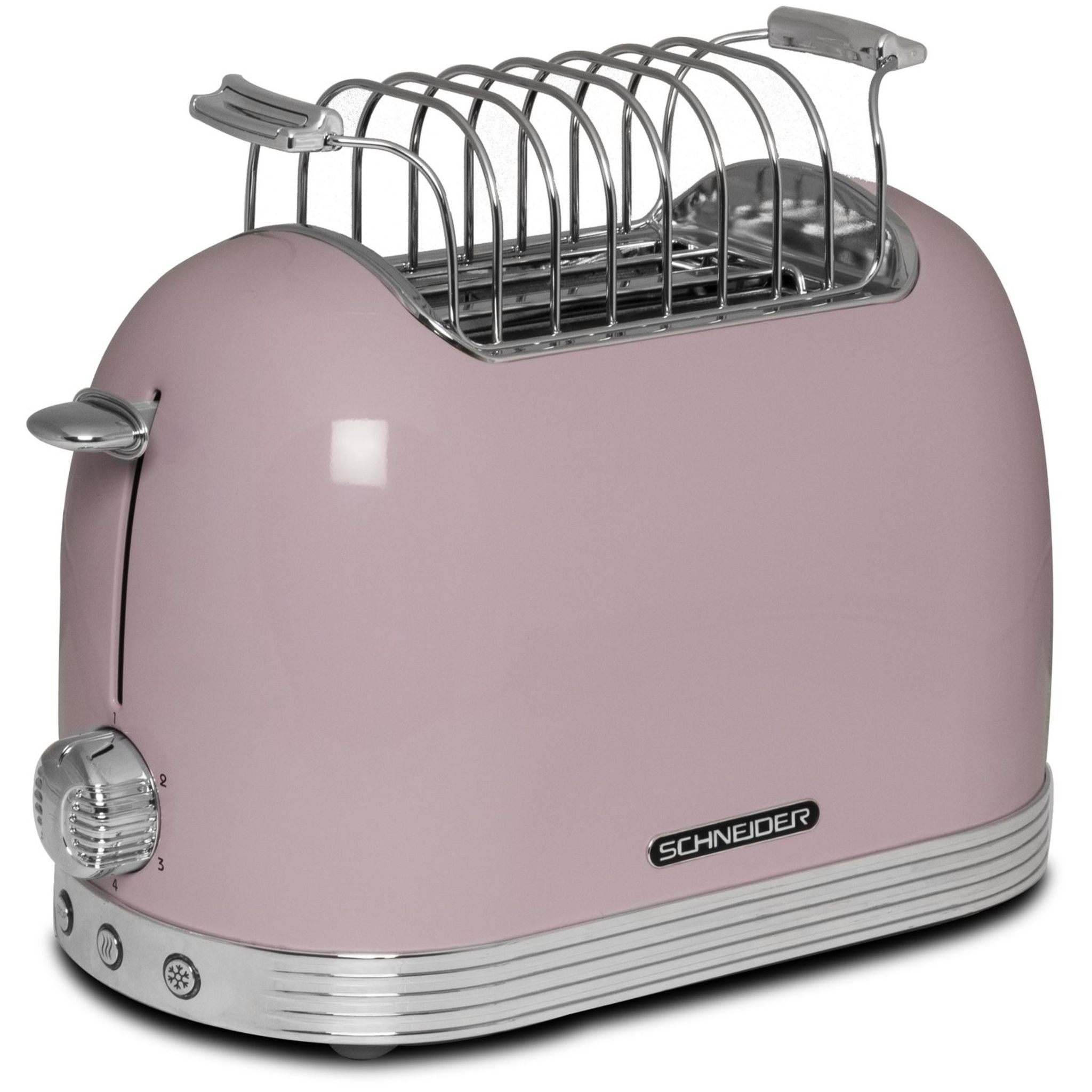 SCHNEIDER Grille pain Vintage SCT02PK - Rose pas cher 