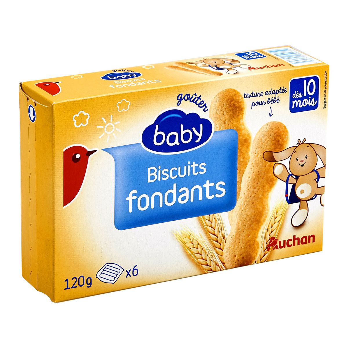 Auchan Baby Mon Petit Gouter Biscuits Boudoirs Des 10 Mois 1g Pas Cher A Prix Auchan