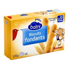 Auchan Baby Mon Petit Gouter Biscuits Boudoirs Des 10 Mois 1g Pas Cher A Prix Auchan