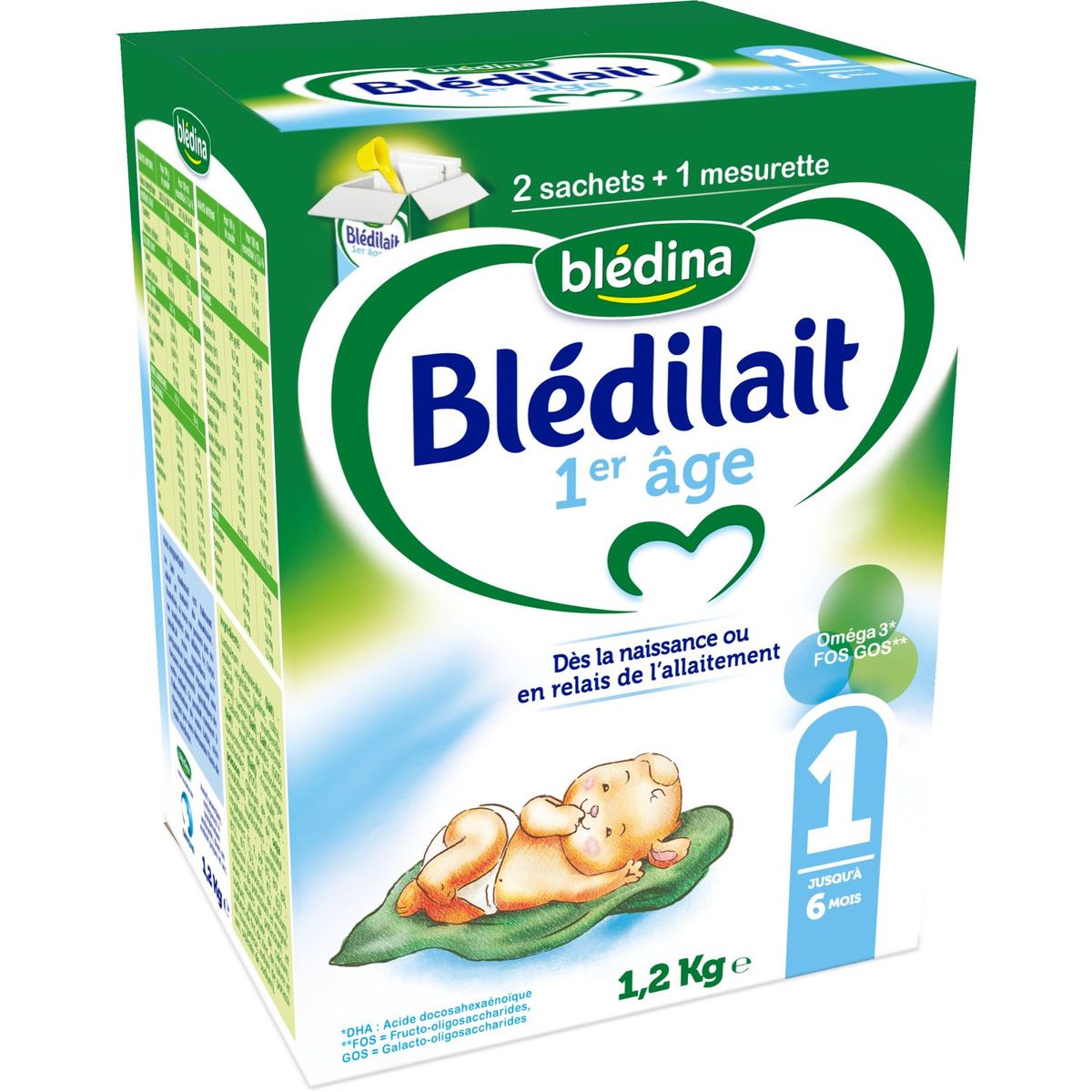 Grossiste Lait en poudre blédilait 2ème âge 1,2kg - BLDEINA