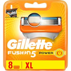 GILLETTE Fusion5 Power recharge lames de rasoir 8 recharges