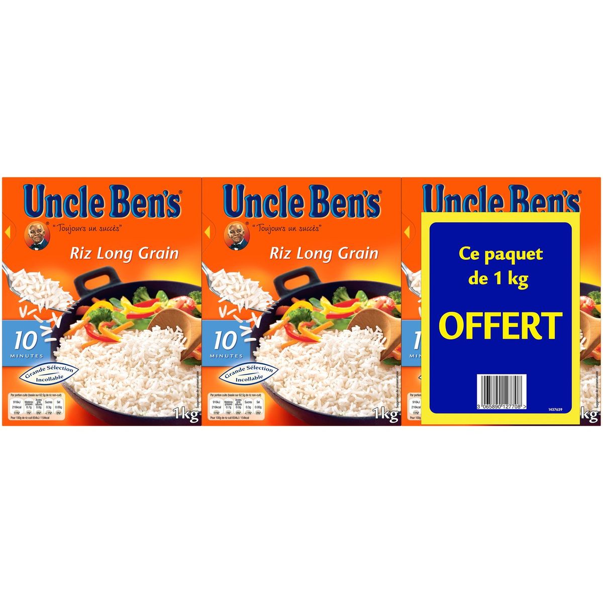 Ben's Original Riz grains longs 1 kg