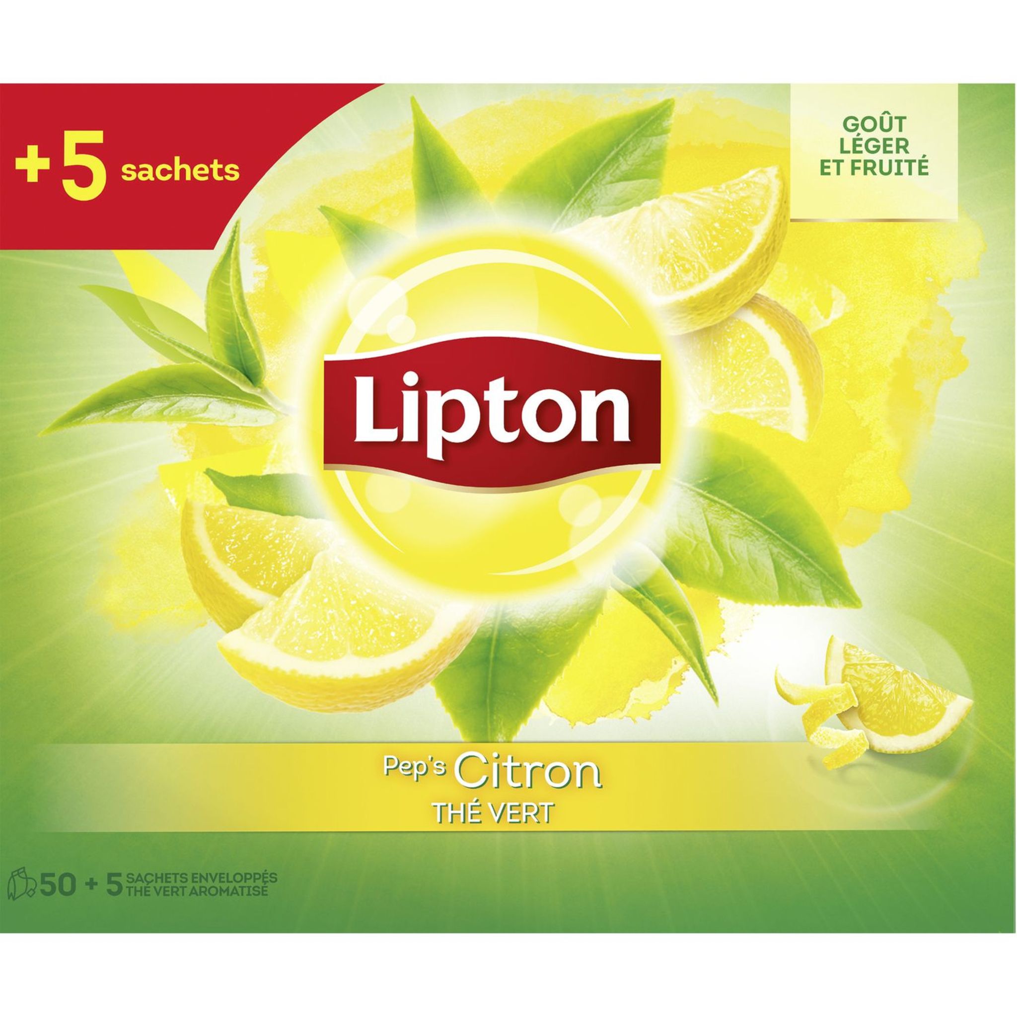 Auchan thé citron 25 sachets