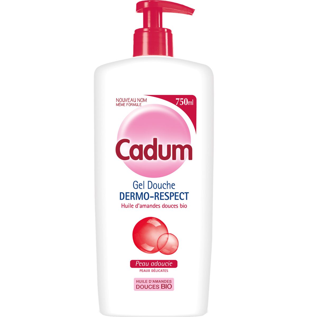 Lot de 3 gel douche CADUM lait d'amande (400ml x 3)