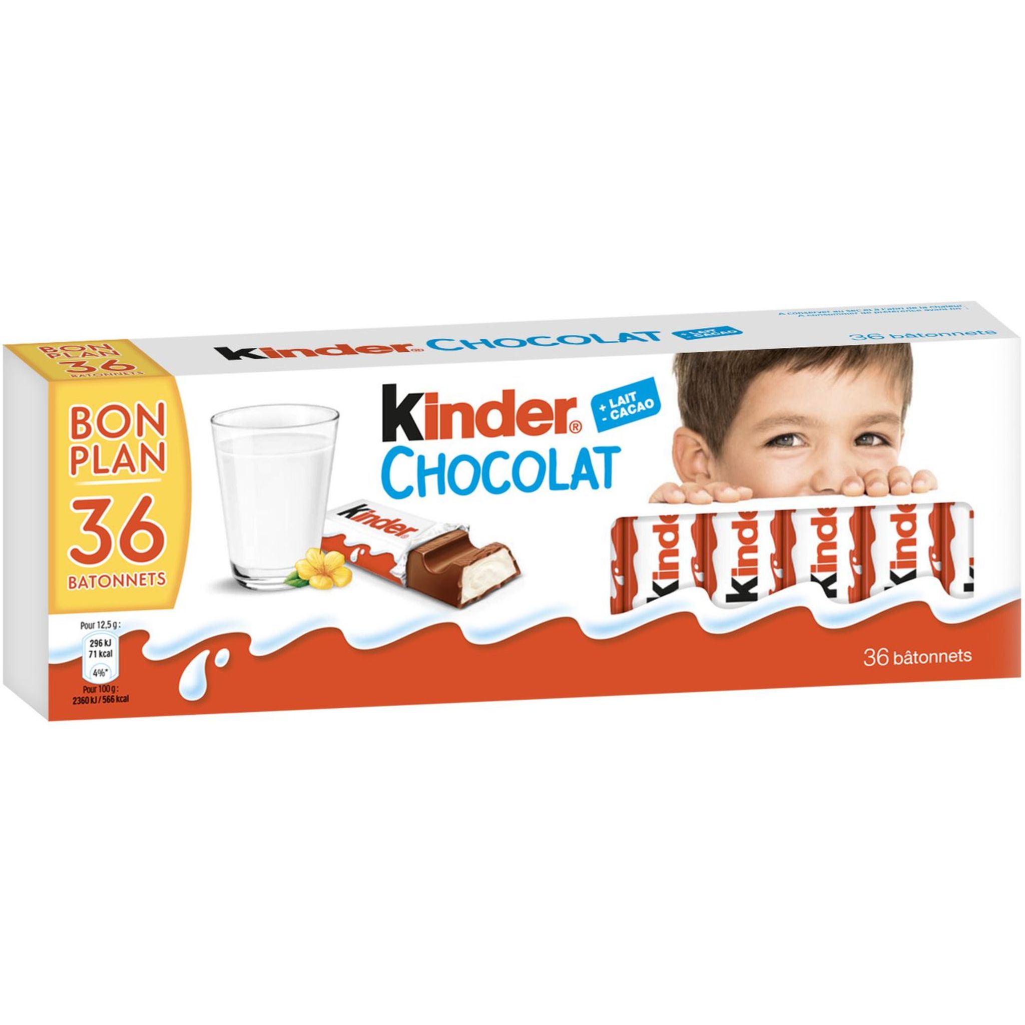 Auchan : 2 chocolats Kinder achetés, le 3ème offert
