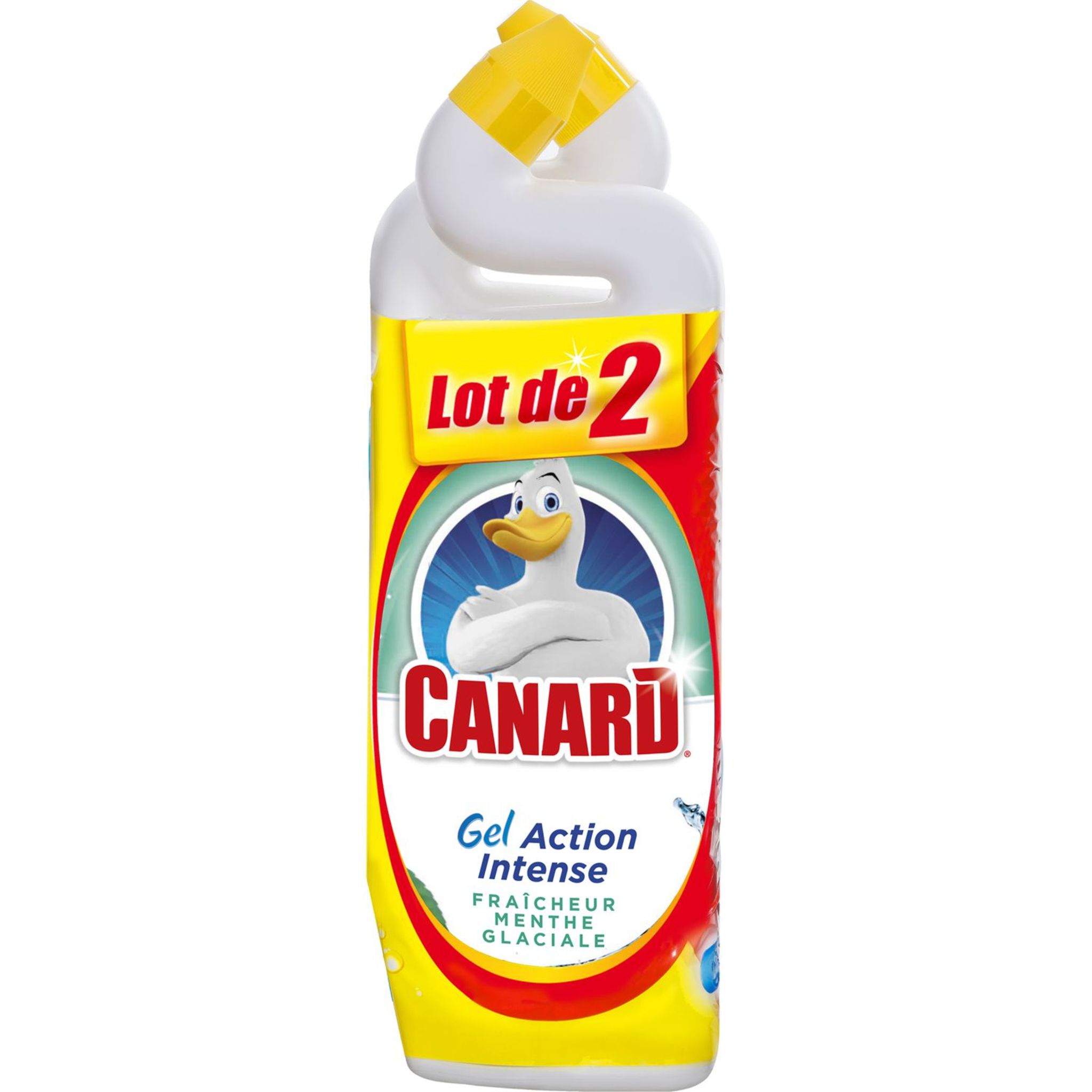 Canard WC - Gel Action Intense Menthe glaciale 750ml : : Epicerie