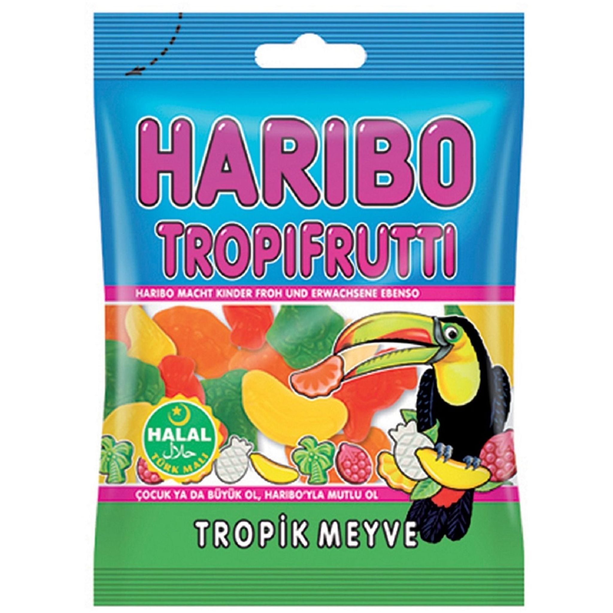 HARIBO Haribo tropifrutti bonbons halal 100g pas cher 