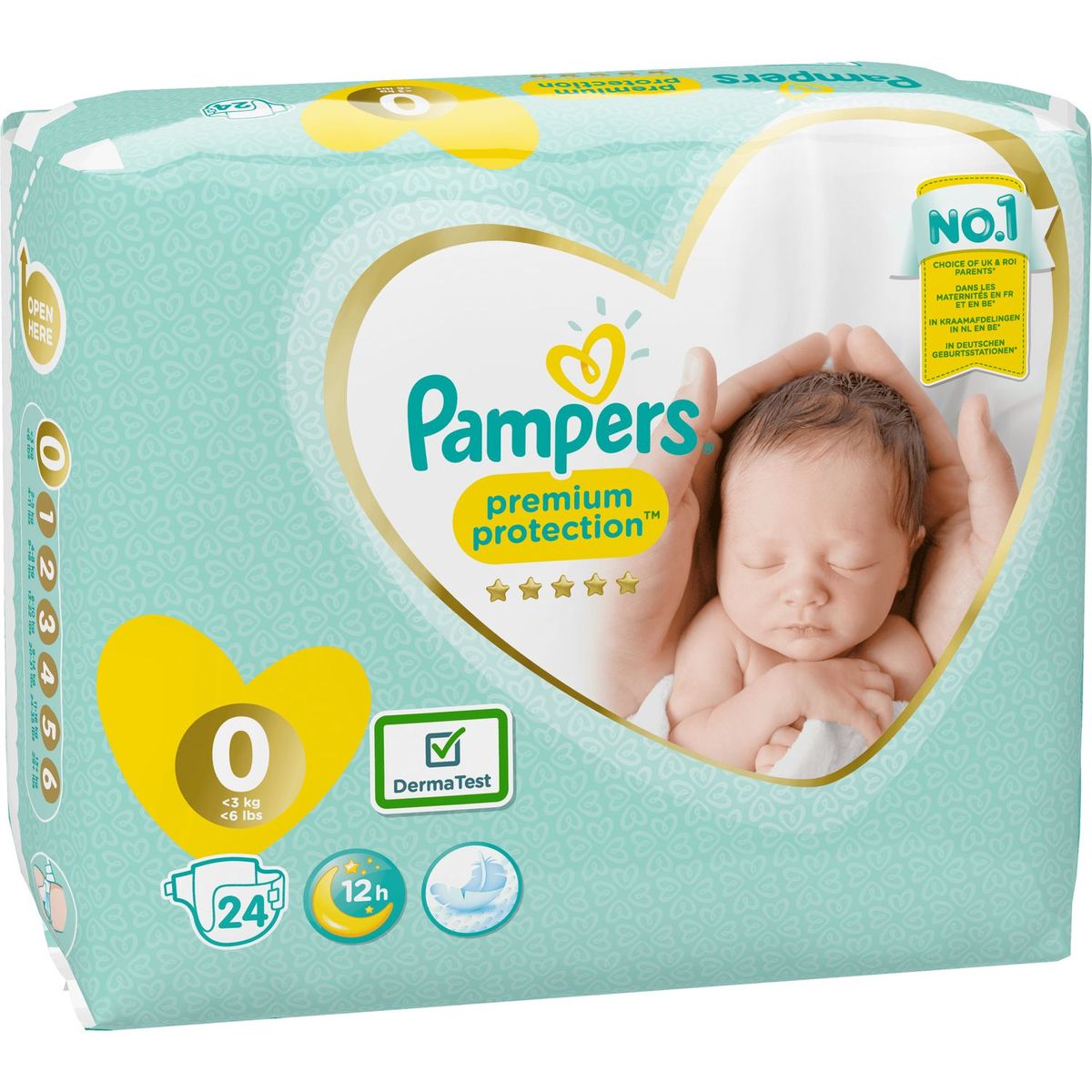 Pampers - Pampers Couches Premium Protection New Baby, taille1 Newborn () -  Mobilier bébé - Rue du Commerce