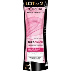 L'OREAL Pure Color soin démêlant couleur & nutrition cheveux colorés 2x250ml