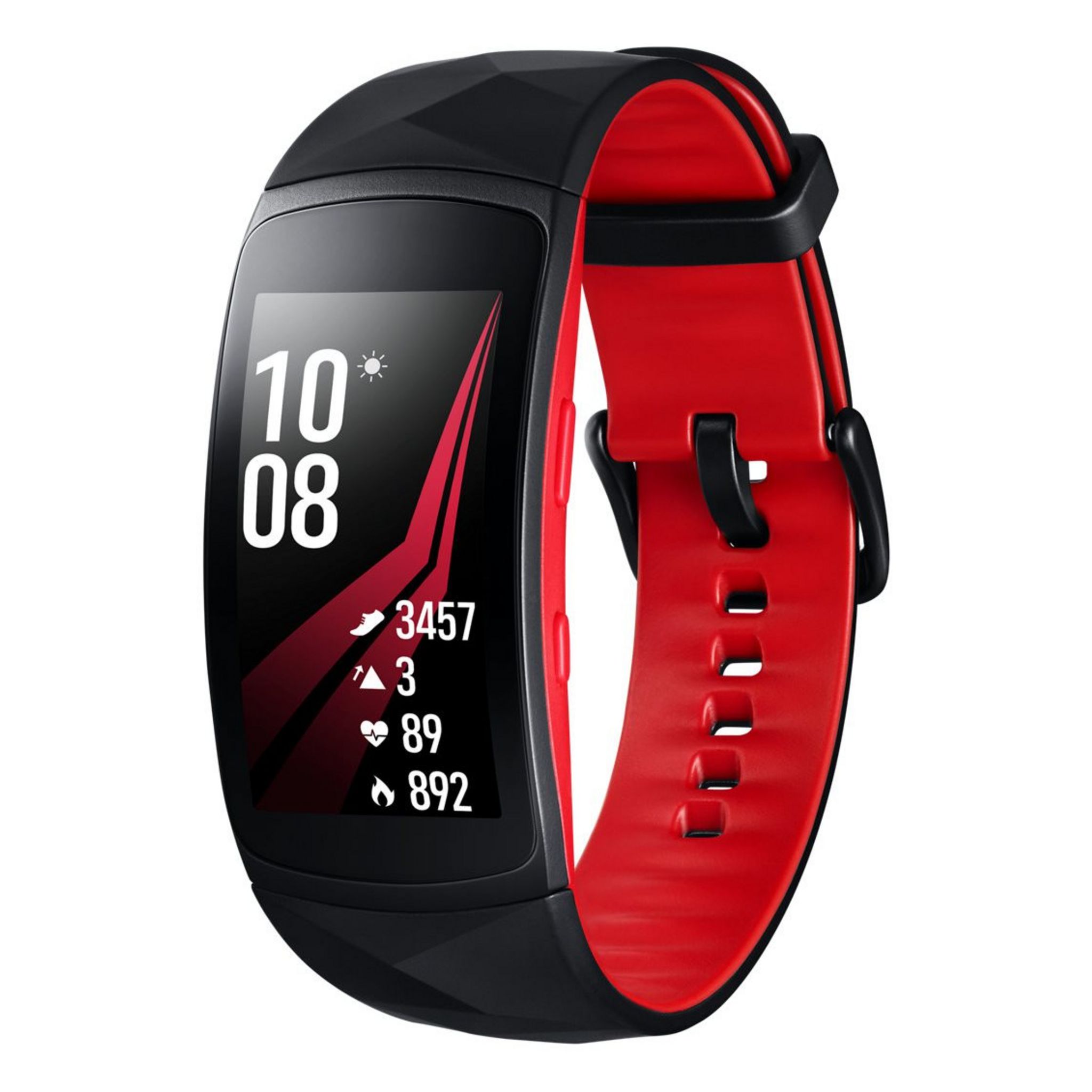 SAMSUNG Bracelet connect Gear Fit2 Pro Bluetooth Rouge