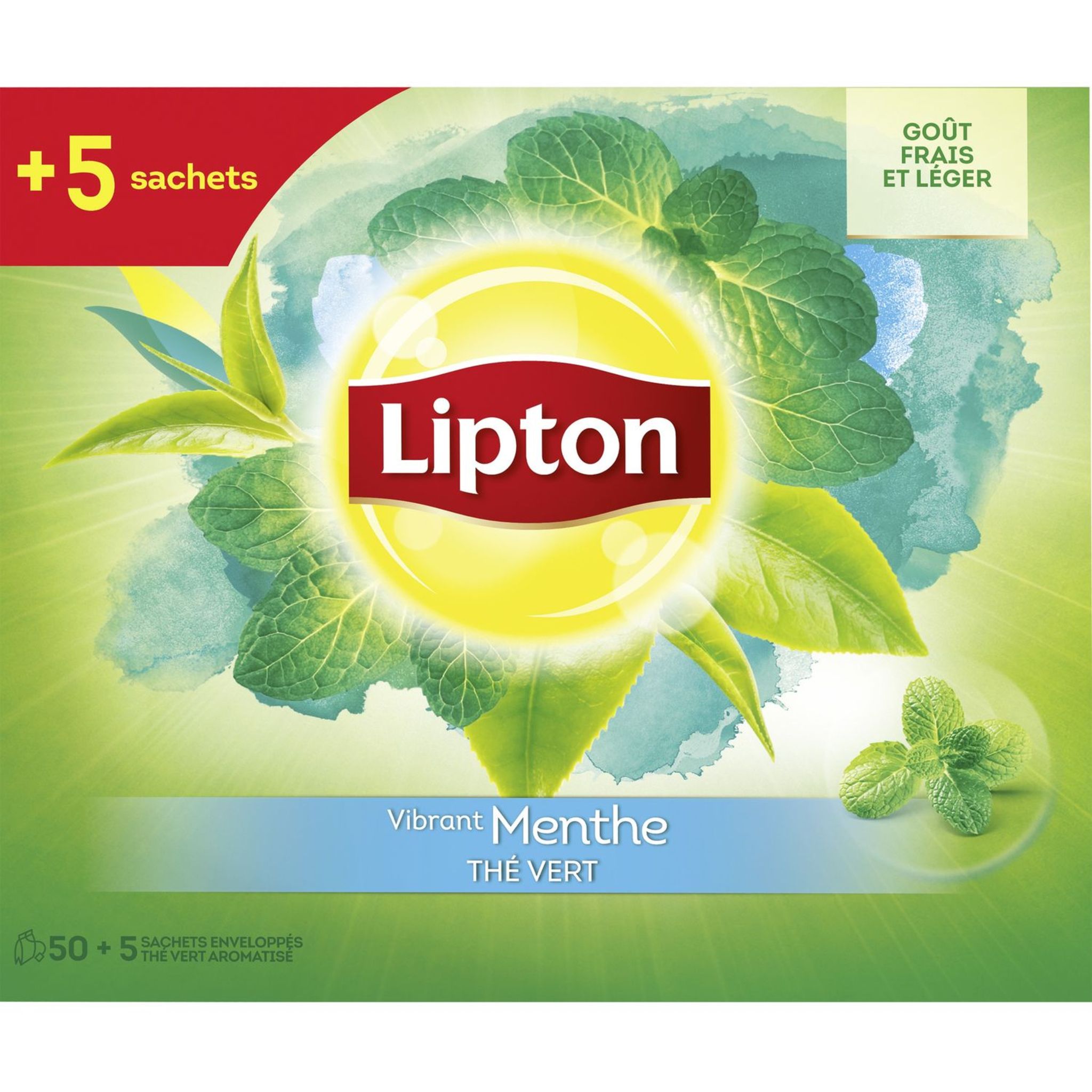 LIPTON Lipton variety pack thé vert sachet x50 -80g pas cher 