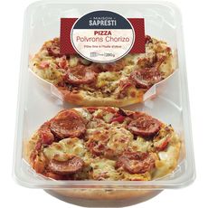 LA PIZZA DE MANOSQUE pizza chorizo poivron 2x140g
