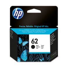 HP Cartouche d'Encre HP 62 Noire Authentique (C2P04AE)