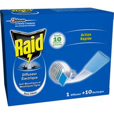 Raid Raid Diffuseur Electrique Anti Moustiques Avec 10 Recharges 10 Recharges 1 Diffuseur Pas Cher A Prix Auchan