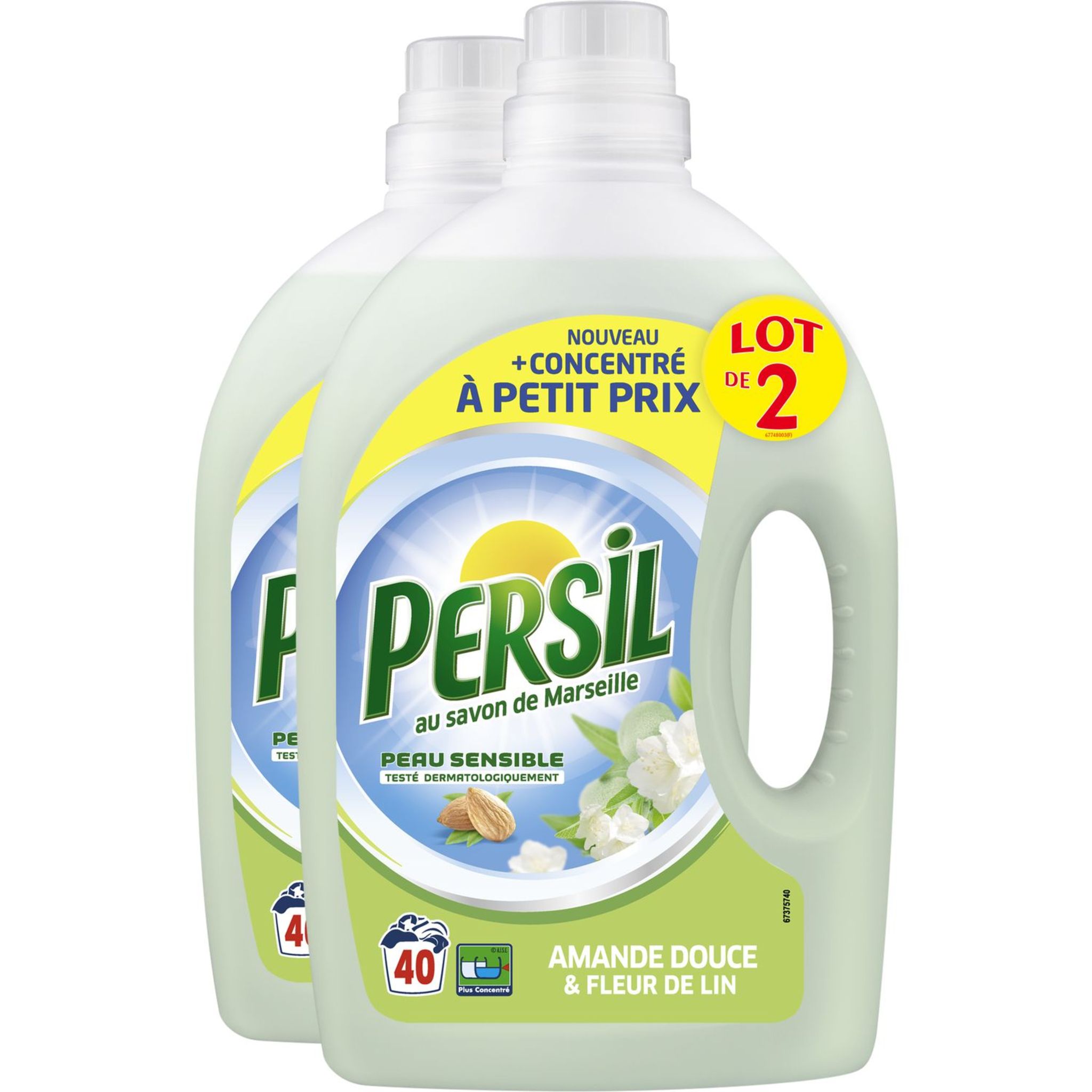 PROMO! LESSIVE PERSIL FRANCAISE 52 LAVAGES AMANDE DOUCE FLEUR DE LIN., Produits de nettoyage et d'entretien, Les archives officielles de Merkandi