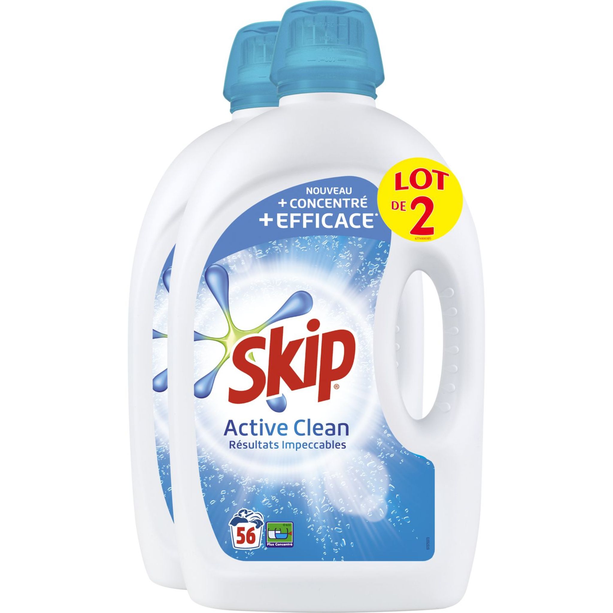 Promo Skip lessive capsules 3 en 1(d) chez Carrefour Market