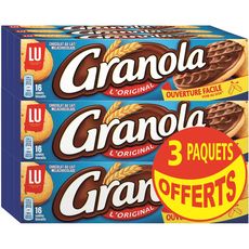 GRANOLA Biscuits au chocolat au lait 6x200g + 3 offerts