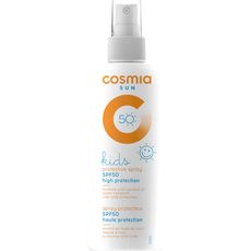 COSMIA Sun spray solaire enfants coco résiste à l'eau haute protection SPF50 200ml