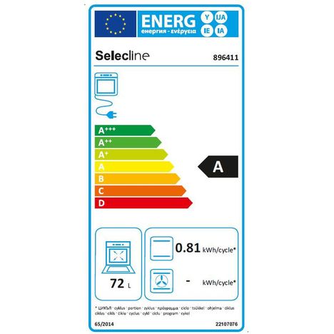 Four Encastrable 896411 72 L Convection Naturelle Nettoyage Manuel Selecline Pas Cher A Prix Auchan