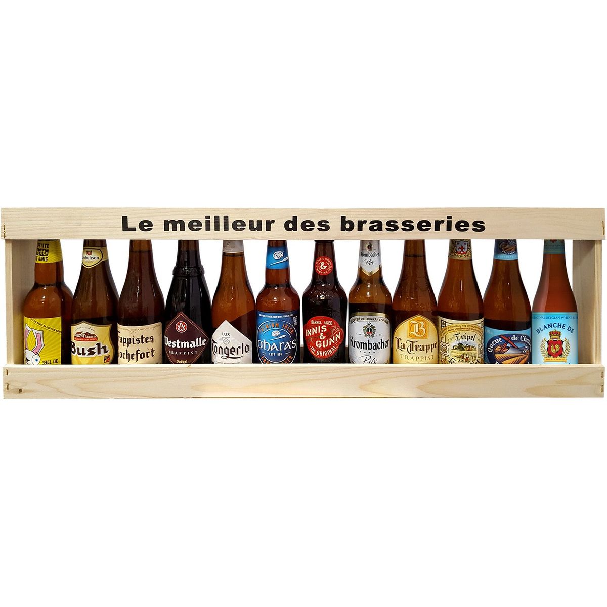 Coffret bières des meilleures brasseries 6,59° -12x33cl pas cher 