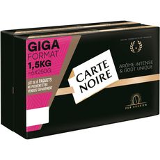 CARTE NOIRE Café moulu classic pur arabica 6x250g