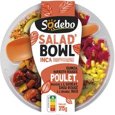 SODEBO Sodebo salade bowl poulet inca 315g