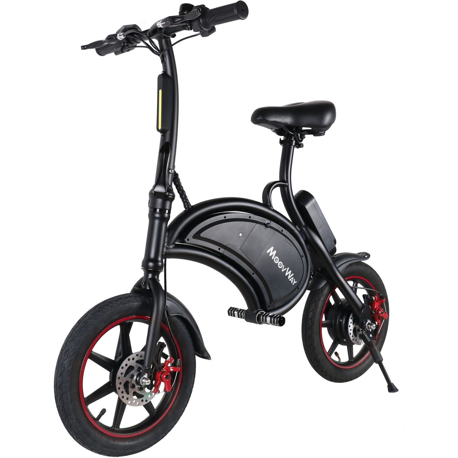 MOOVWAY Draisienne lectrique B8 14P Noir pas cher Auchan.fr