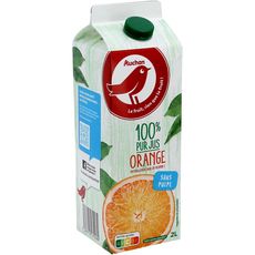 Auchan Pur Jus D Orange Sans Pulpe Brique 2l Pas Cher A Prix Auchan